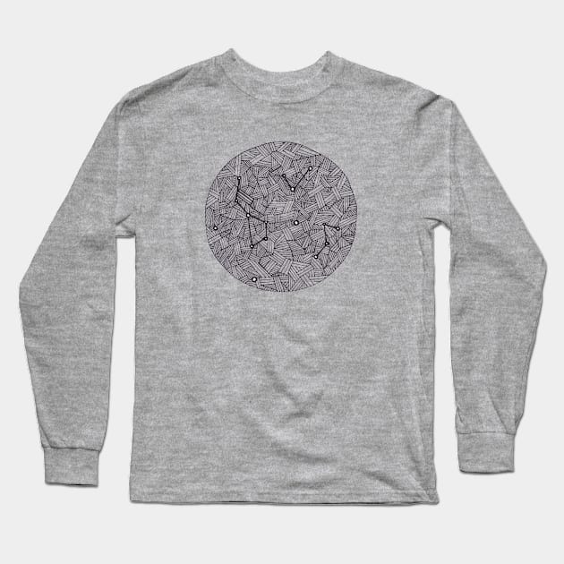 Constellation Long Sleeve T-Shirt by InkedinRed